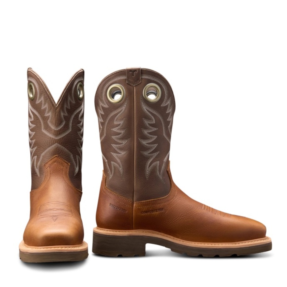 Tecovas Long Haul Square Toe Work Western Boots